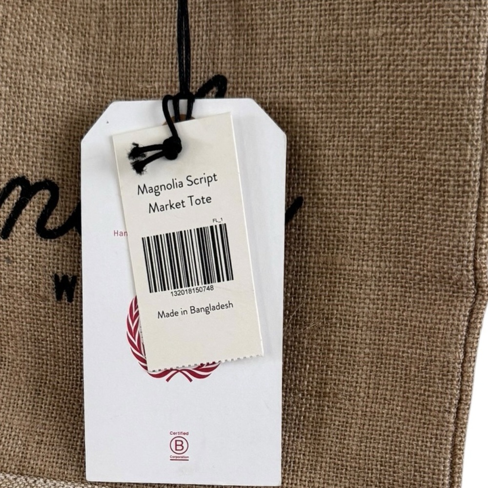 Magnolia Script Tote(NWT) - Picture 3 of 4